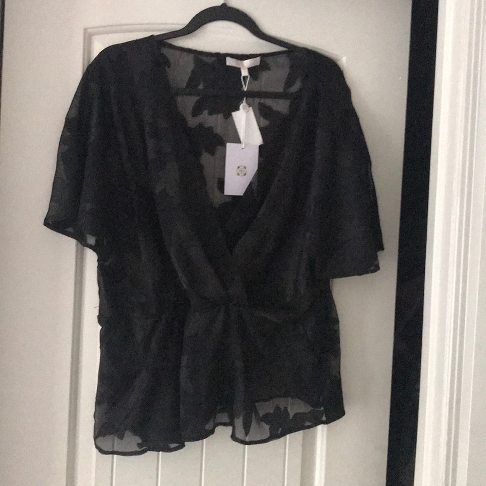 WAYF Lace Mesh Top -XXL